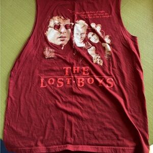 The Lost Boys Red Graphic Tank Top
